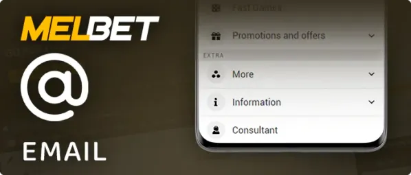 Melbet app menu