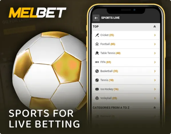 Sports for live betting at Melbet Bangladesh